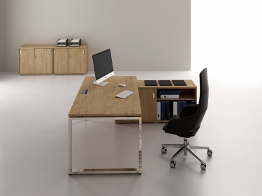 Шкаф средний со стеклом ALSAV GLOSS LINE 9НШ.017.3 Teakwood