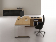 Шкаф средний со стеклом ALSAV GLOSS LINE 9НШ.017.7 Teakwood