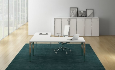 Шкаф низкий со стеклом ALSAV GLOSS LINE 9НШ.023.2 Белый Премиум