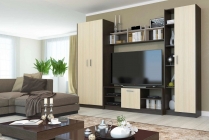 Гостиная Горизонт Милан Дуб Кантерберри Дуб Сонома