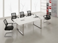 Стол переговорный ALSAV GLOSS LINE НСП-О.938 Белый Премиум