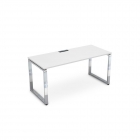 Стол рабочий, прямолинейный ALSAV GLOSS LINE НСР-О.008 Белый Премиум