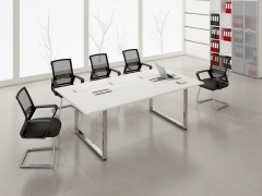 Стол рабочий, прямолинейный ALSAV GLOSS LINE НСР-П.008.1 Белый Премиум