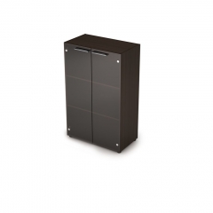 Шкаф средний со стеклом ALSAV TAIM-MAX 4Ш.017.3 Венге