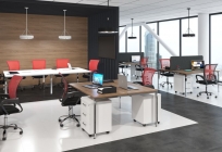 Стол письменный левый Skyland XTEN GLOSS XGCET 169 L Легно Темный