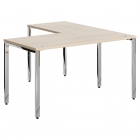 Стол угловой левый Skyland XTEN GLOSS XGCT 1415 L Бук Тиара
