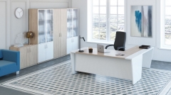 Стол письменный с древесной панелью POINTEX ASTI AST33911121 Вяз Белый