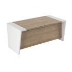 Стол письменный с древесной панелью POINTEX ASTI AST33911121 Вяз Белый