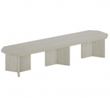 Система столов переговоров POINTEX BERN 2 Светлый дуб