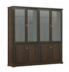 Шкаф для бумаг 4 створки POINTEX MINISTRY Композиция 9 Южный орех