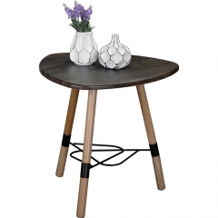 Стол журнальный Мебелик Лючия 2104 Черный бук-дуб маррон