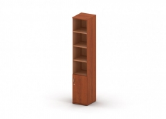 Шкаф полуоткрытый с замком, правый Дэфо Танго Ш15-04Rз Орех