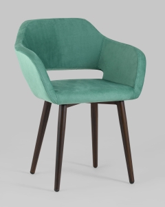 Стул с подлокотниками Stool Group Саймон велюр Морской