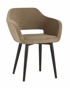 Стул с подлокотниками Stool Group Саймон велюр Капучино