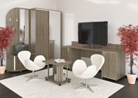 Вешалка с багажницей Рива LIGHT С-ВБ-60 Вяз Благородный