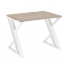 Стол рабочий Рива LOFT VR.L-SRZ-1.7 Металл белый Дуб Аттик