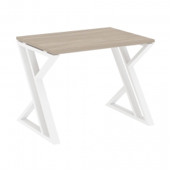 Стол рабочий Рива LOFT VR.L-SRZ-1.7 Металл белый Тиквуд светлый