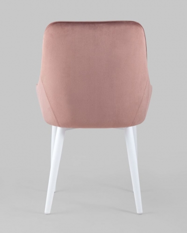 Стул Stool Group Диана ножки белые Пыльно-розовый