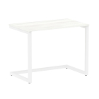 Стол письменный Рива HOME OFFICE VR.SP-2-98 Снежная платина/Белый металл