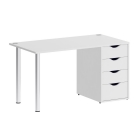 Стол письменный Рива HOME OFFICE VR.SP-3-138.4 Белый Бриллиант