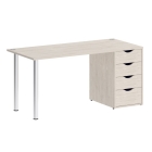 Стол письменный Рива HOME OFFICE VR.SP-3-158.1 Денвер Светлый