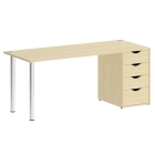 Стол письменный Рива HOME OFFICE VR.SP-3-178.1 Белый