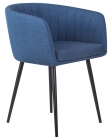 Стул обеденный DOBRIN DOBRIN ALINA Синяя ткань LAR-106D-21