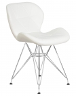 Стул обеденный DOBRIN DOBRIN BUTTERFLY CHROME Белый