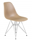 Стул обеденный DOBRIN DOBRIN DSR ножки хром Бежевый GR-03