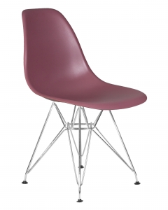 Стул обеденный DOBRIN DOBRIN DSR ножки хром Пыльная роза NX-P-11