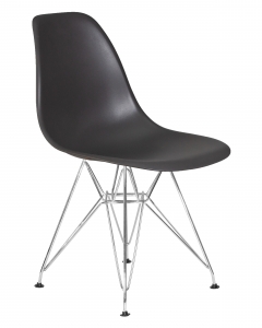 Стул обеденный DOBRIN DOBRIN DSR ножки хром Темно-серый GR-04