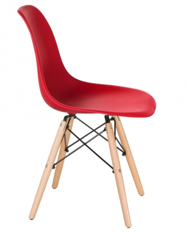Стул обеденный DOBRIN DOBRIN DSW Красный R-02