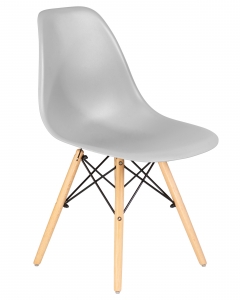 Стул обеденный DOBRIN DOBRIN DSW Светло-серый GR-01