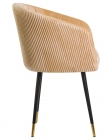 Стул обеденный DOBRIN DOBRIN MARY Песочный велюр 1922-3