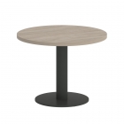 Стол журнальный круглый Рива HOME OFFICE VR.SP-5-60.1G Дуб Аттик/Антрацит металл
