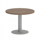 Стол журнальный круглый Рива HOME OFFICE VR.SP-5-60.1G Дуб Аризона/Серый металл