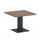 Стол журнальный квадратный Рива HOME OFFICE VR.SP-5-60.2G Металлик/Антрацит металл