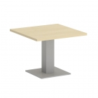 Стол журнальный квадратный Рива HOME OFFICE VR.SP-5-60.2G Денвер Светлый/Серый металл