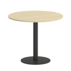 Стол журнальный круглый Рива HOME OFFICE VR.SP-5-90.1 Клен/Антрацит металл