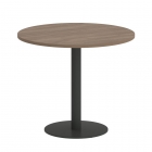 Стол журнальный круглый Рива HOME OFFICE VR.SP-5-90.1 Акация Лорка/Серый металл