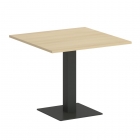 Стол журнальный квадратный Рива HOME OFFICE VR.SP-5-90.2 Серый/Антрацит металл