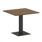 Стол журнальный квадратный Рива HOME OFFICE VR.SP-5-90.2 Венге Цаво/Антрацит металл