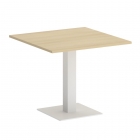 Стол журнальный квадратный Рива HOME OFFICE VR.SP-5-90.2 Акация Лорка/Белый металл