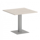 Стол журнальный квадратный Рива HOME OFFICE VR.SP-5-90.2 Денвер Светлый/Серый металл