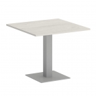 Стол журнальный квадратный Рива HOME OFFICE VR.SP-5-90.2 Дуб Наварра/Серый металл