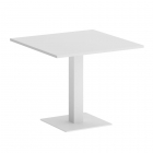 Стол журнальный квадратный Рива HOME OFFICE VR.SP-5-90.2 Серый/Серый металл