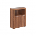 Шкаф с глухими малыми дверьми и топом Skyland ZENN ZMC 85.3 Орех Даллас