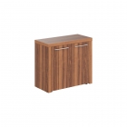 Шкаф с глухими малыми дверьми и топом Skyland ZENN ZLC 85.1 Орех Даллас