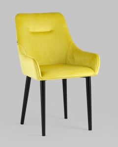 Стул Stool Group Джоан велюр Желтый
