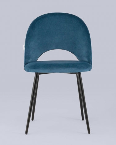 Стул Stool Group Меган велюр Пыльно-синий